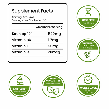 100% Pure Organic Soursop Extract