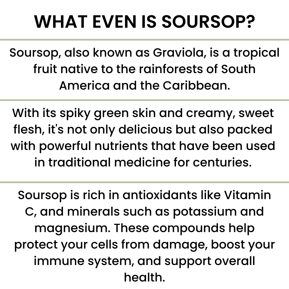 100% Pure Organic Soursop Extract