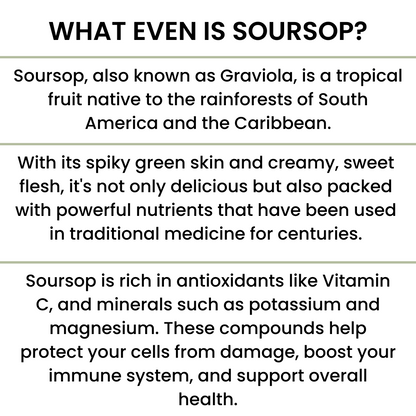 100% Pure Organic Soursop Extract